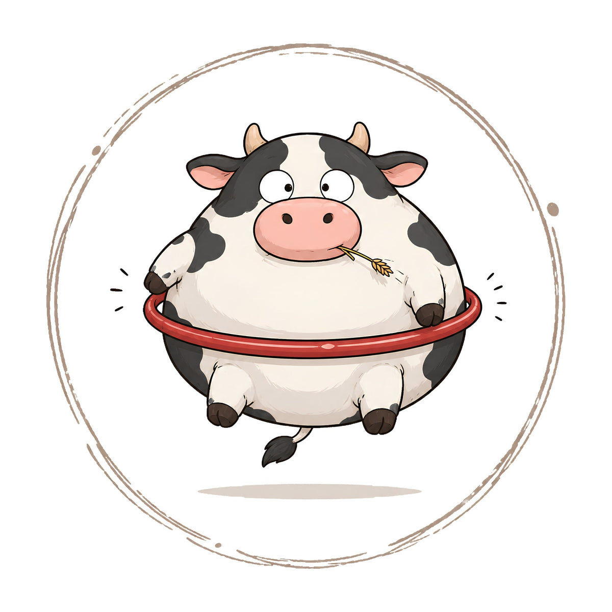Chubby Cow With Hay product image 3