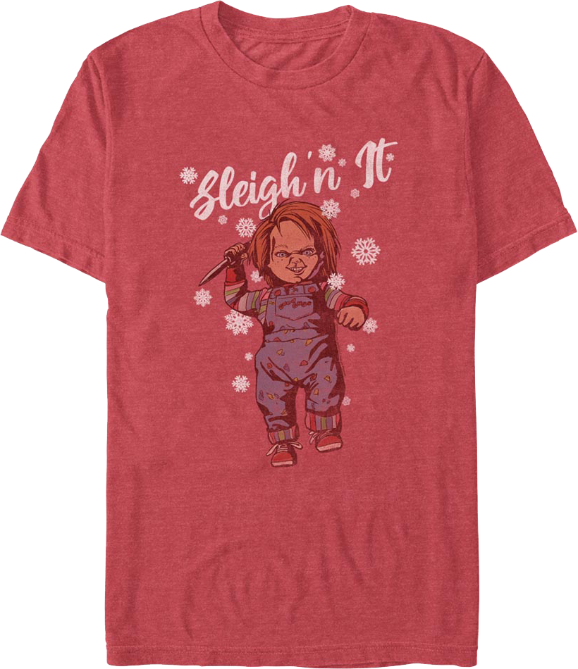 Chucky Sleigh'n It Child's Play T-Shirt product image 1
