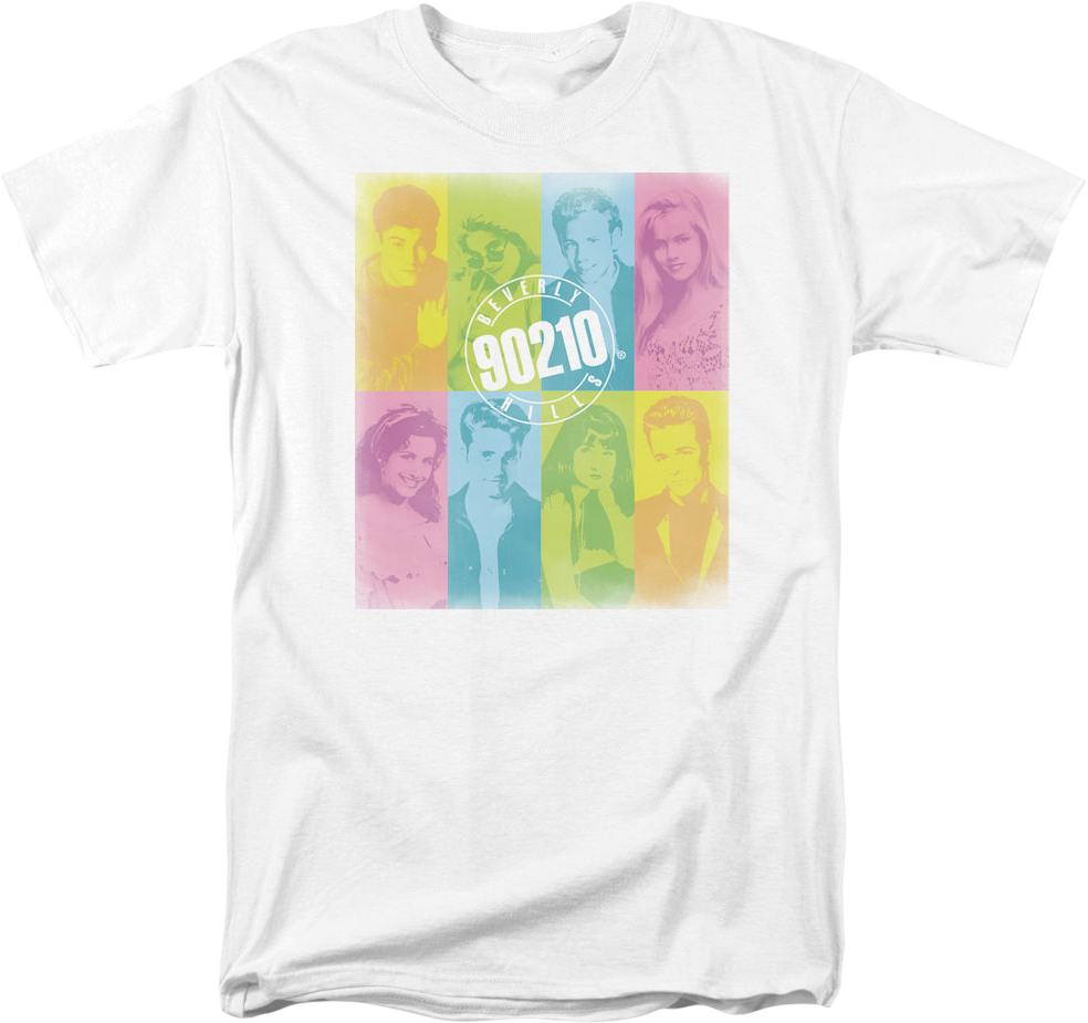 Color Blocks Beverly Hills 90210 T-Shirt product image 1