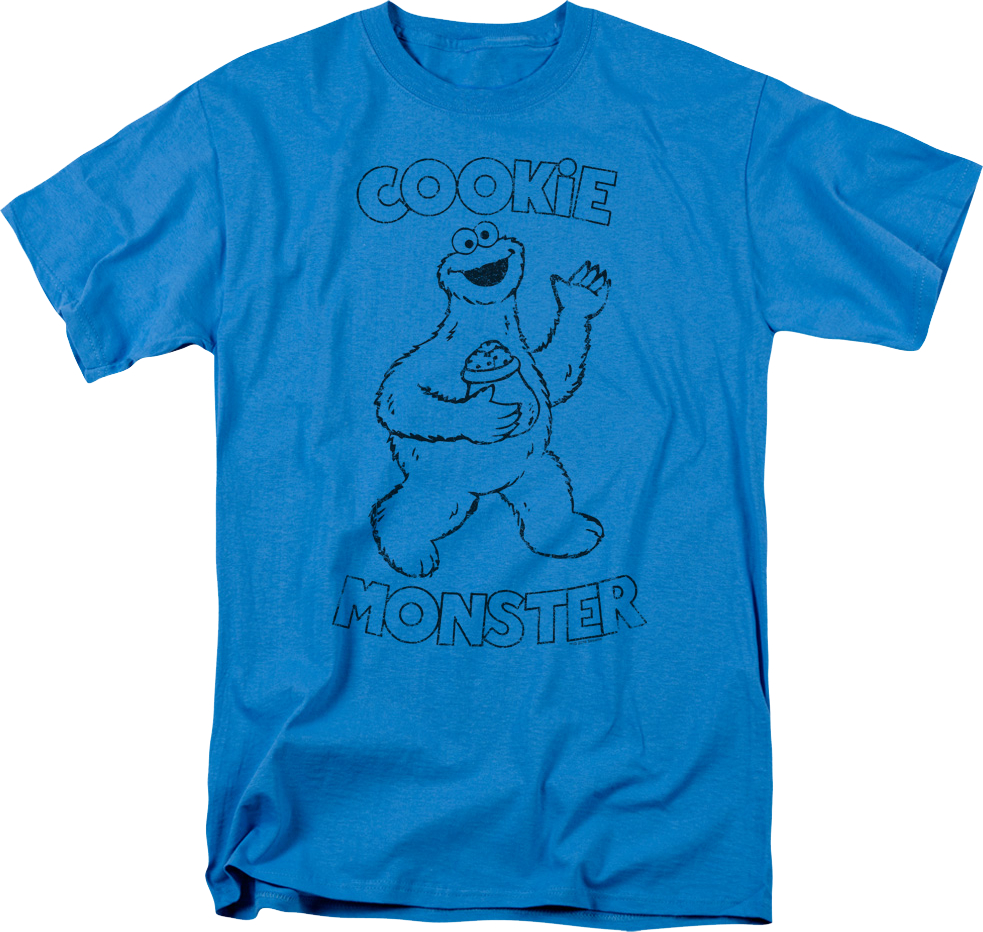 Cookie Monster Snack Sesame Street T-Shirt product image 1