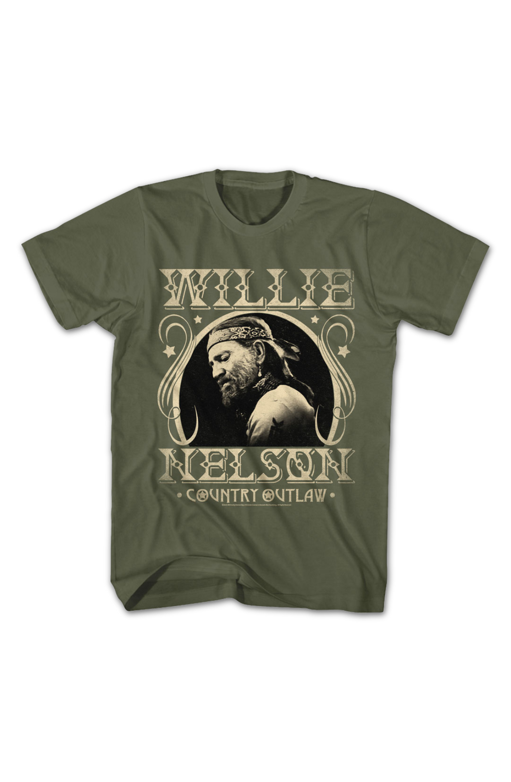Country Outlaw Vintage Photo Willie Nelson T-Shirt product image 2
