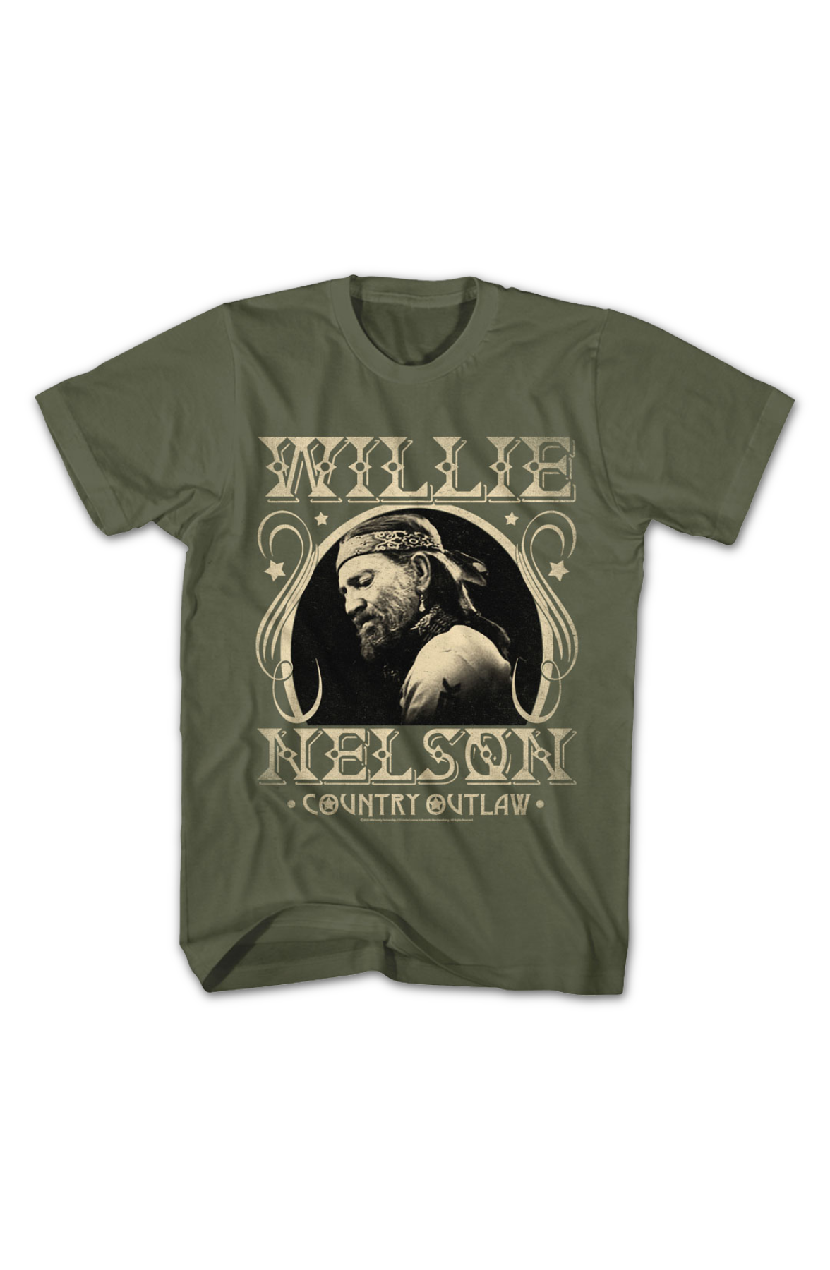 Country Outlaw Vintage Photo Willie Nelson T-Shirt product image 2