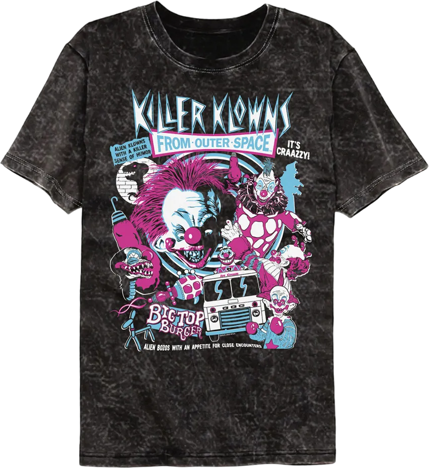 Crazy Collage Killer Klowns From Outer Space Mineral Wash product image 1