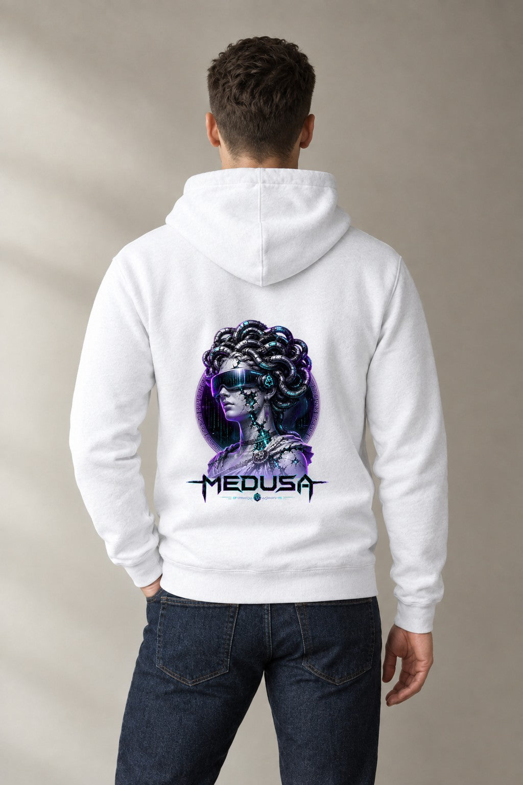 Cyberpunk Medusa Greek Statue Cyber product image 1