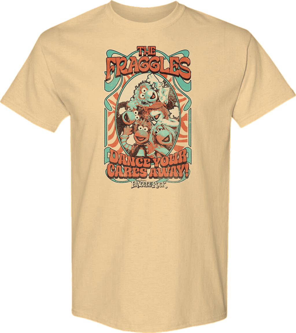 Dance Your Cares Away Poster Fraggle Rock T-Shirt