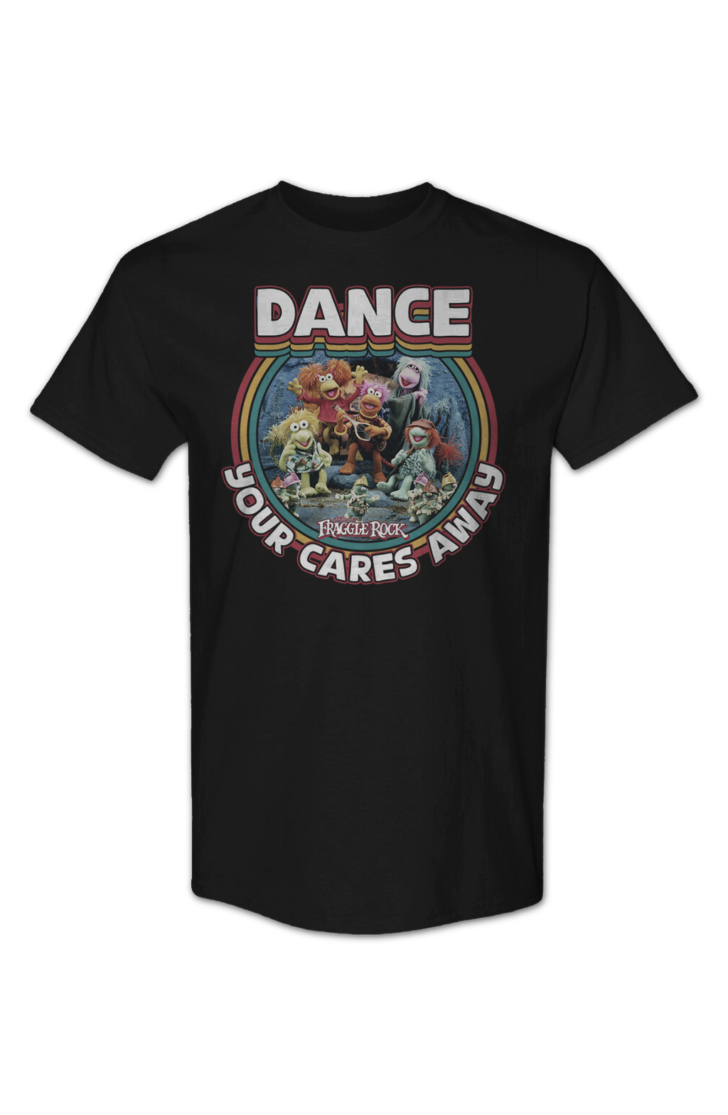 Dance Your Cares Away Rainbow Circle Fraggle Rock T-Shirt product image 2