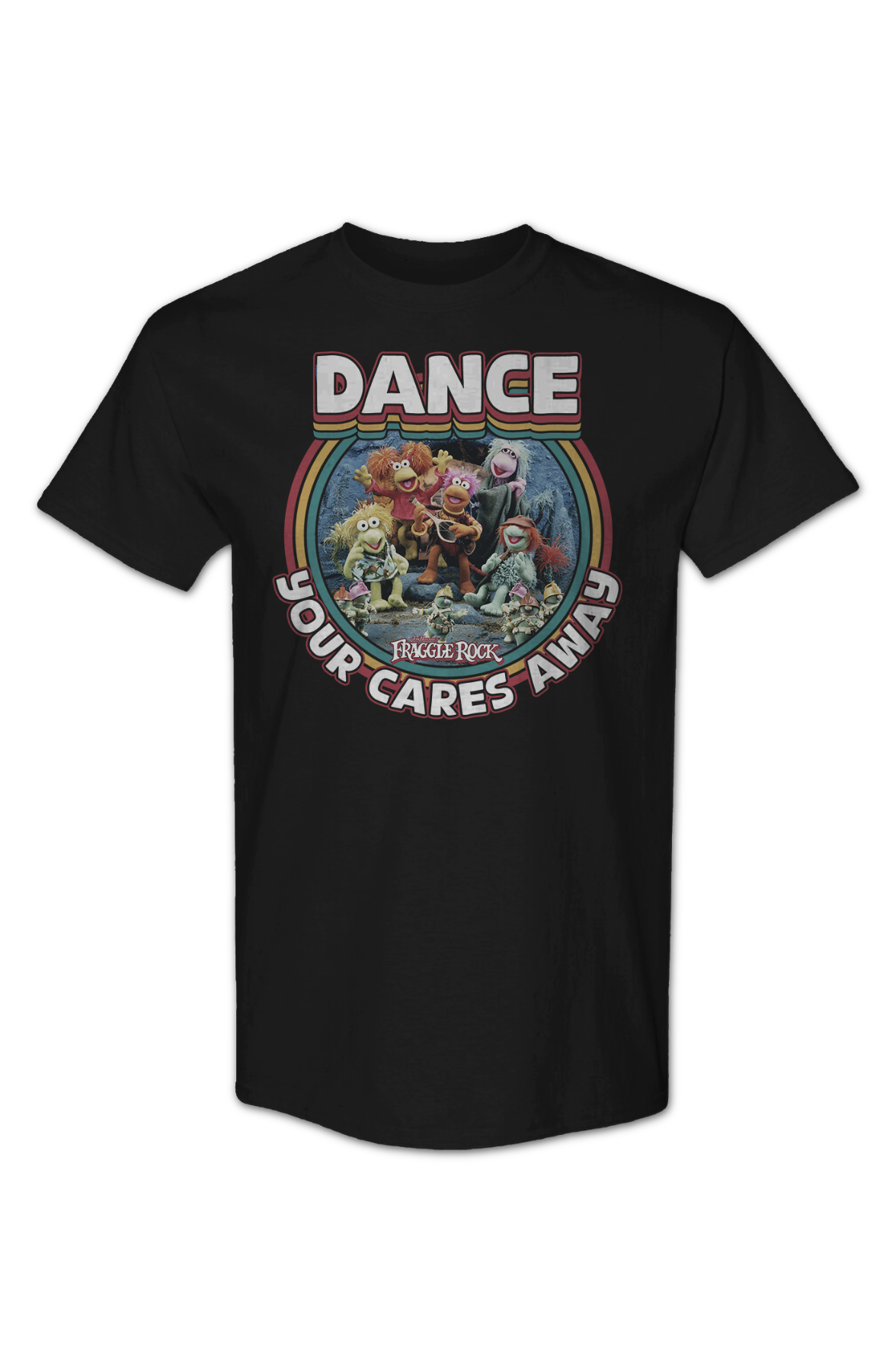 Dance Your Cares Away Rainbow Circle Fraggle Rock T-Shirt product image 2