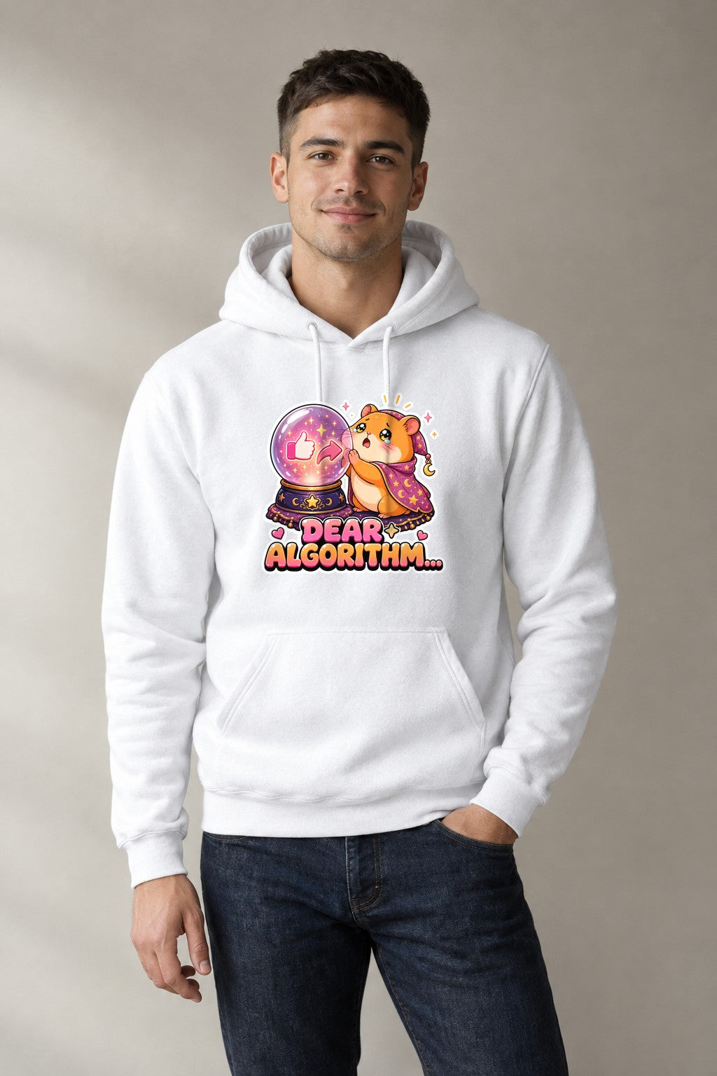 Dear Algorithm - Cute Sad Hamster Fo product image 1
