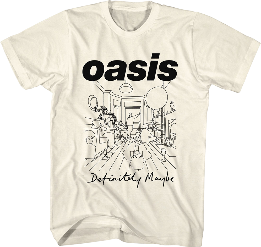 Definitely Maybe Sketch Oasis T-Shirt product image 1