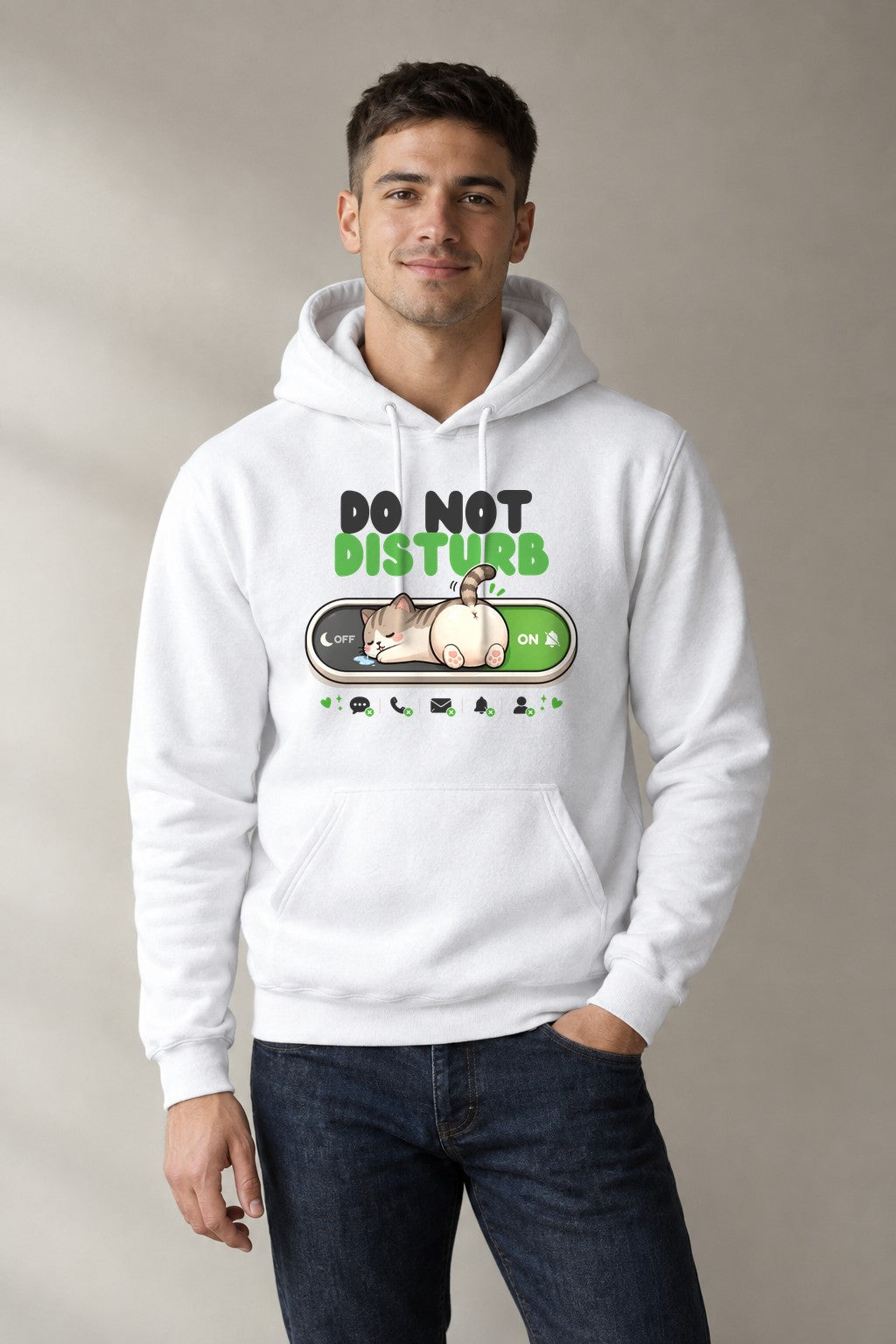 Do Not Disturb - Cute Sleeping Cat T product image 1