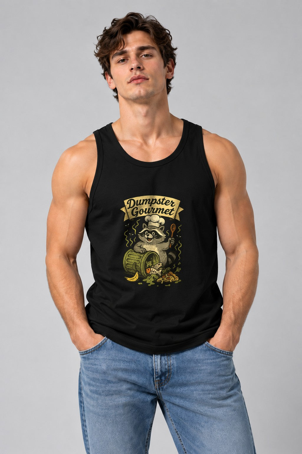 Dumpster Gourmet Raccoon