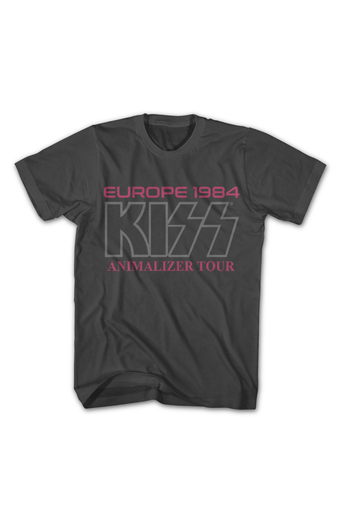 Front & Back Europe 1984 Animalizer Tour KISS T-Shirt product image 2