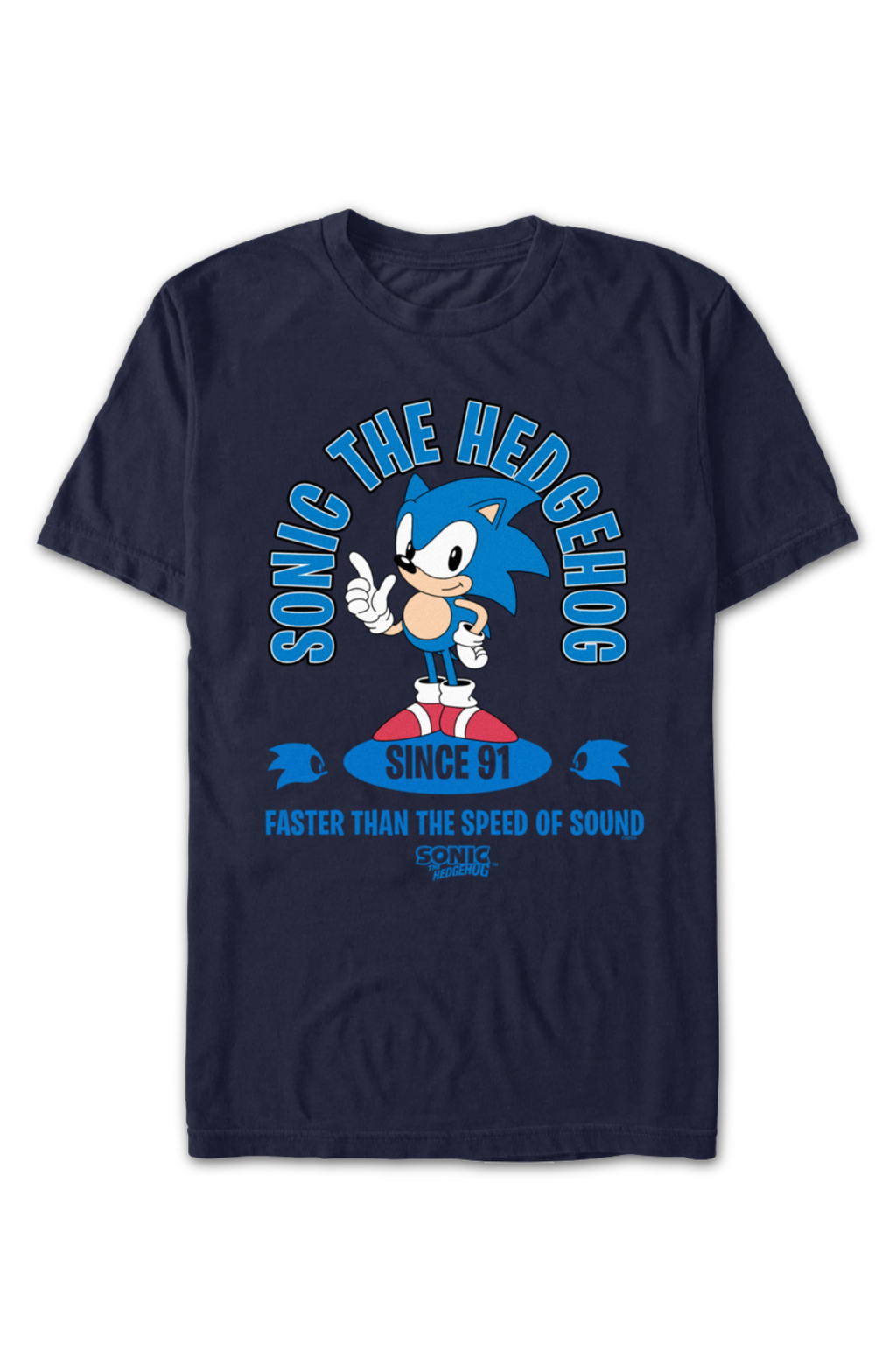 Faster Than The Speed Of Sound Sonic Hedgehog T-Shirt product image 2