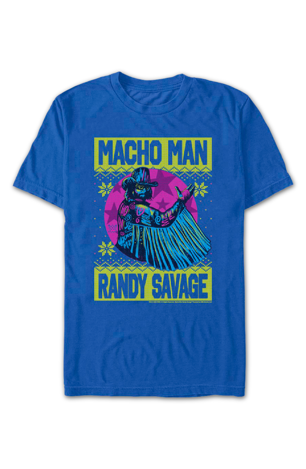 Faux Ugly Christmas Sweater "Macho Man" Randy Savage T-Shirt product image 2