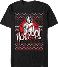 Faux Ugly Christmas Sweater "Rowdy" Roddy Piper T-Shirt product image 1
