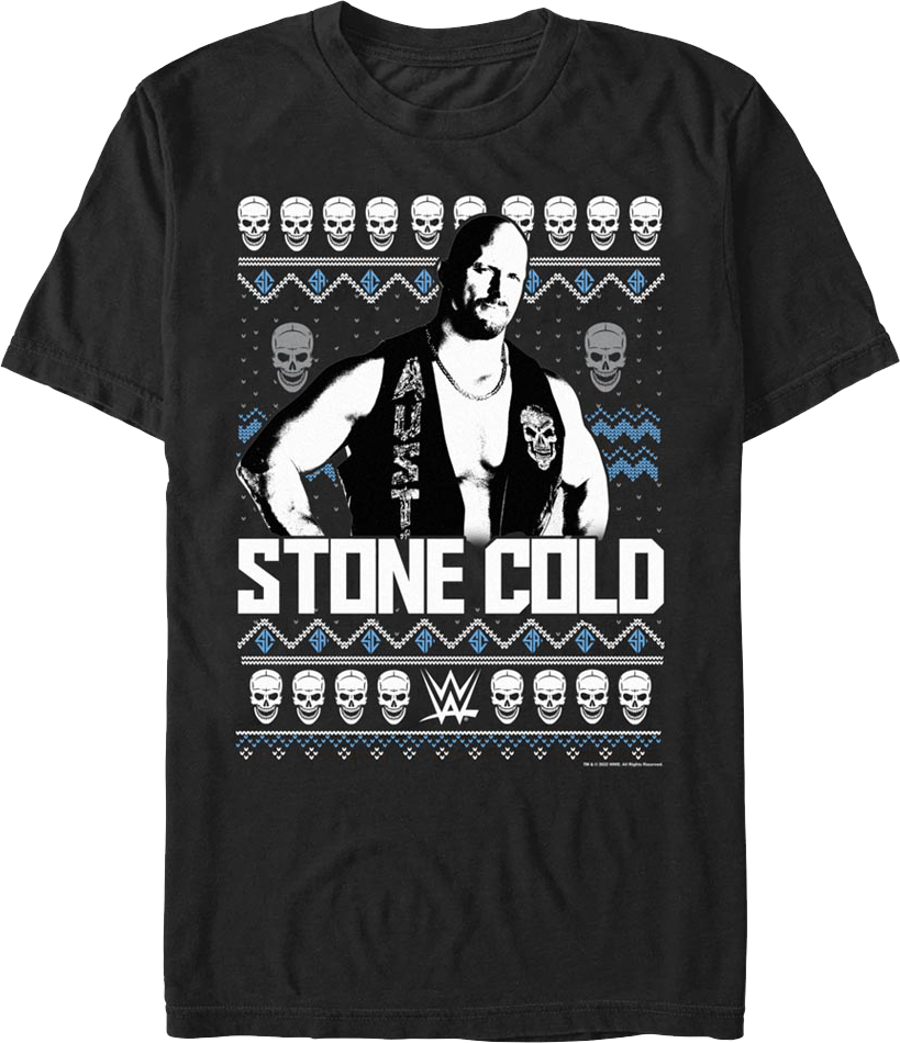 Faux Ugly Christmas Sweater "Stone Cold" Steve Austin product image 1