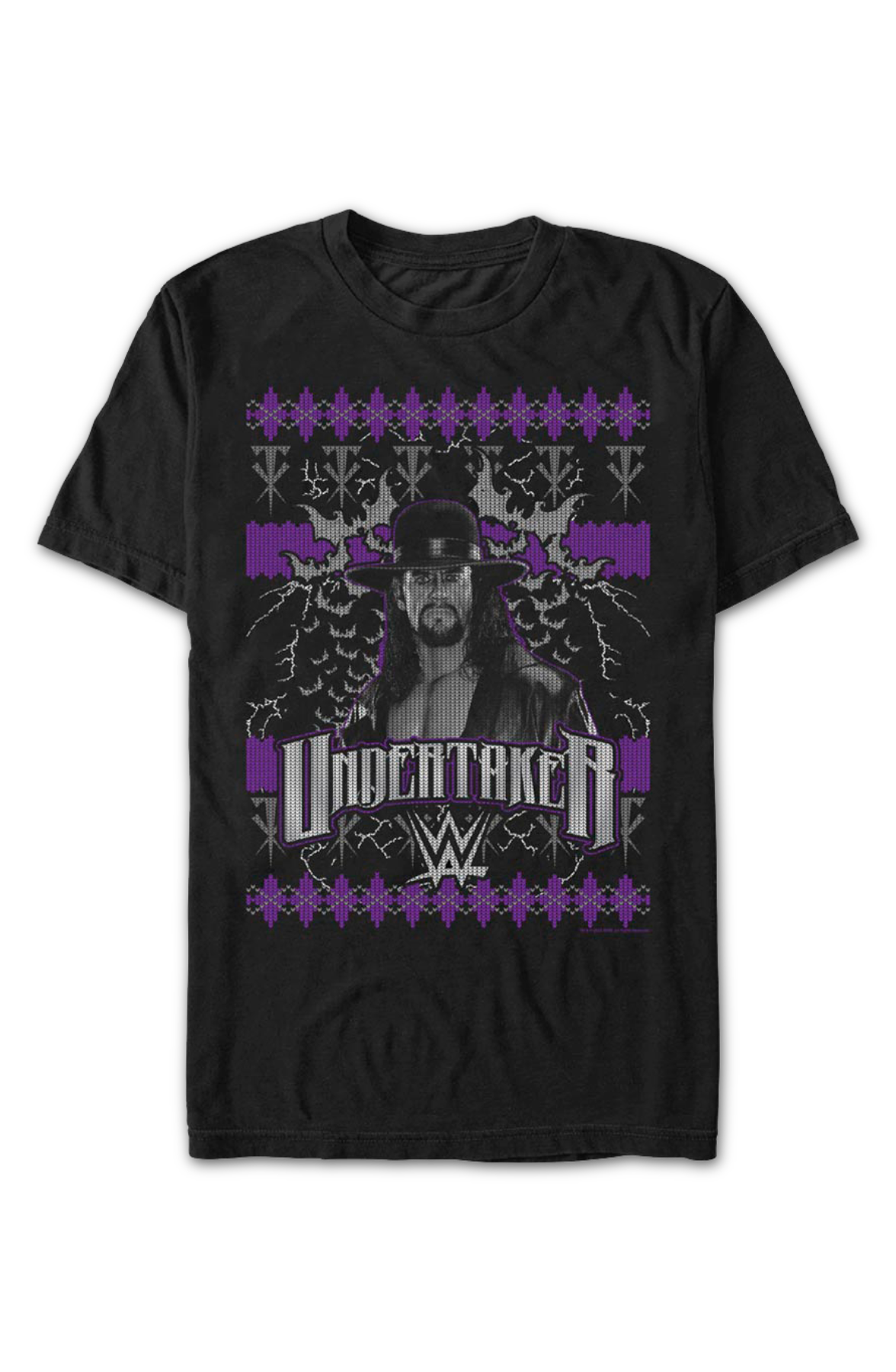 Faux Ugly Christmas Sweater Undertaker T-Shirt product image 2