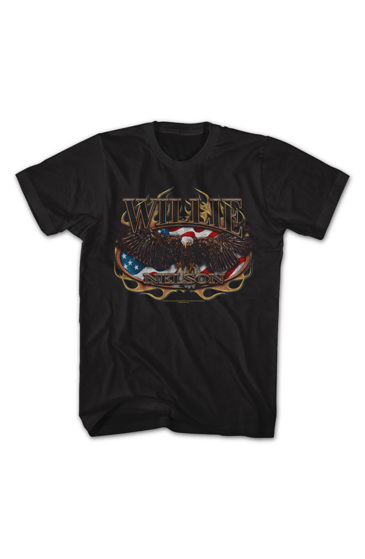 Flag & Eagle Willie Nelson T-Shirt product image 2