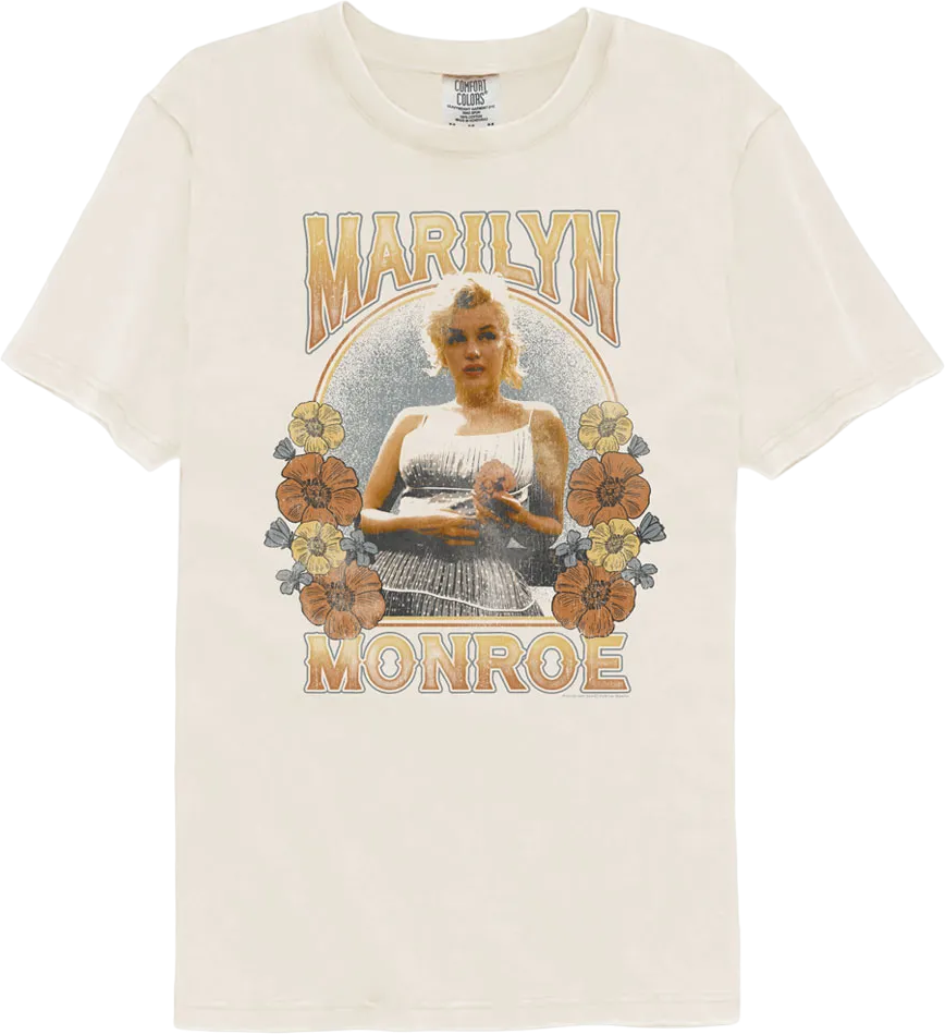 Floral Arch Marilyn Monroe Comfort Colors Brand T-Shirt product image 1