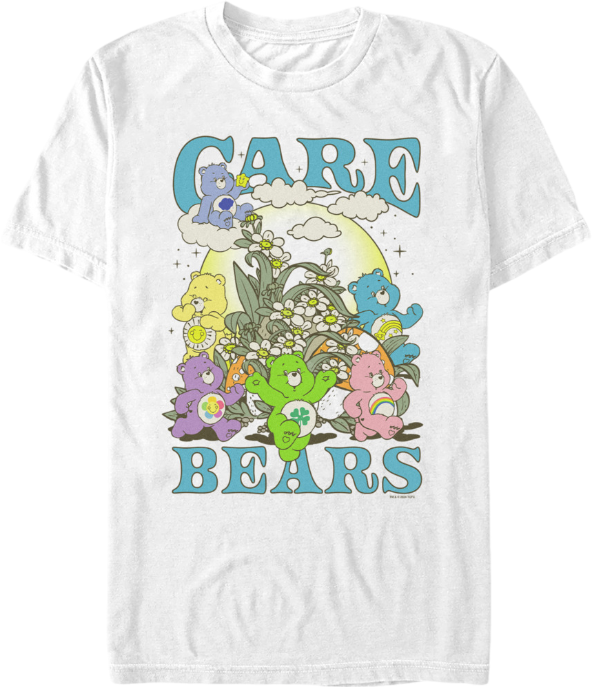 Flower Field Care Bears T-Shirt product image 1