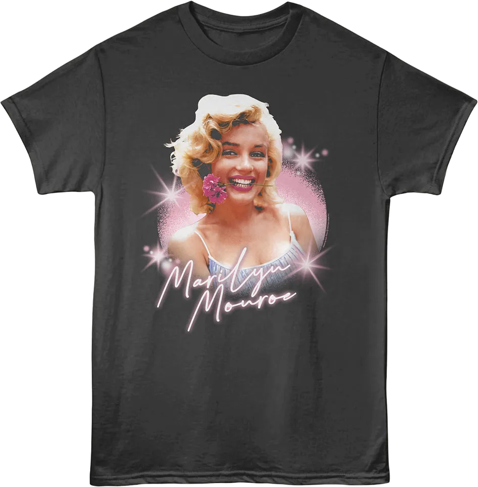 Flower Marilyn Monroe T-Shirt product image 1