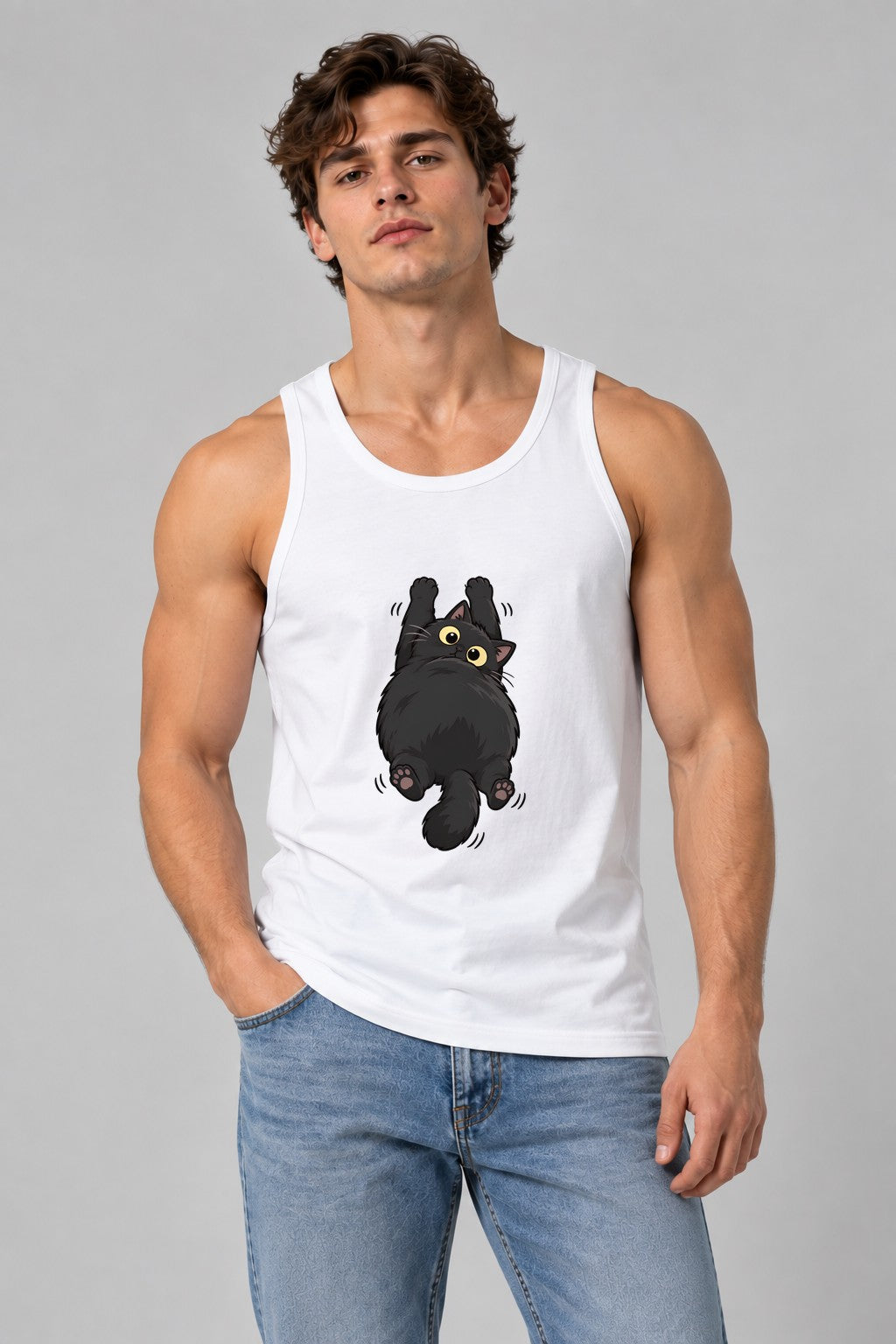 Fluffy Black Cat