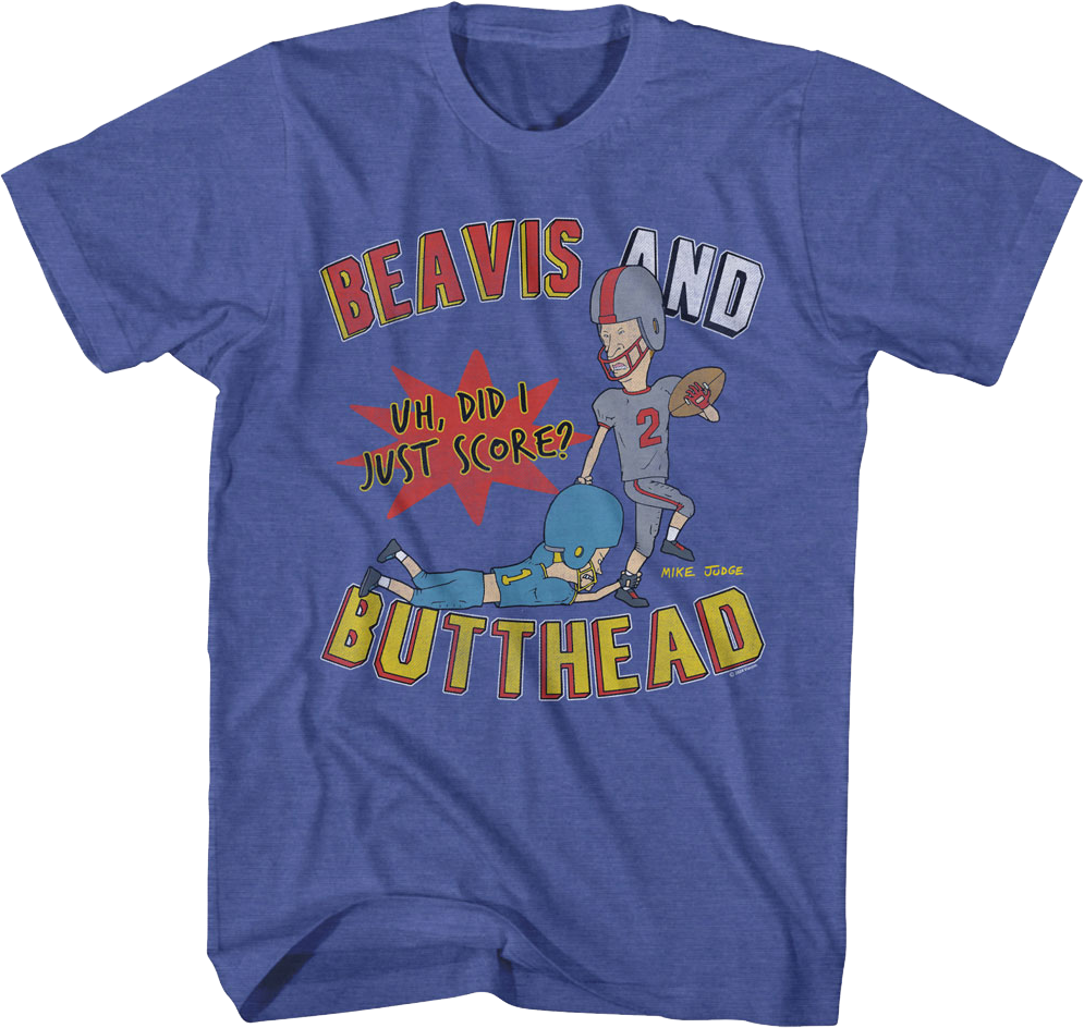 Football Did I Just Score? Beavis And Butt-Head T-Shirt product image 1