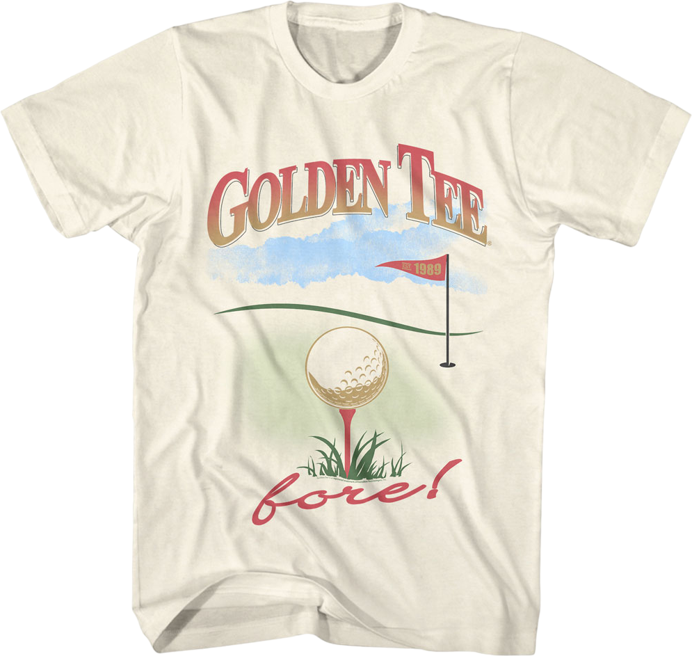 Fore! Golden Tee Golf T-Shirt product image 1