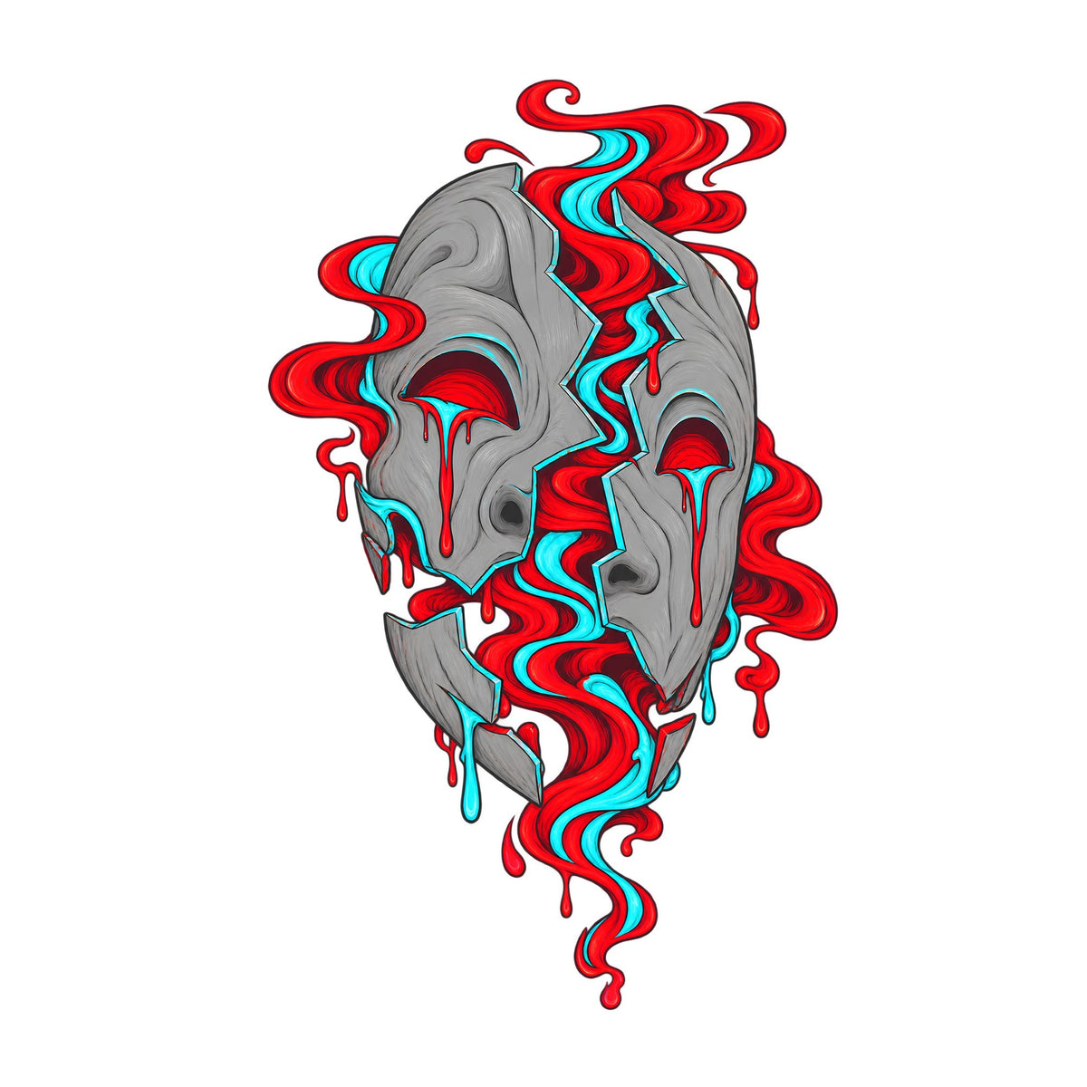 Fractured Face Mask product image 3