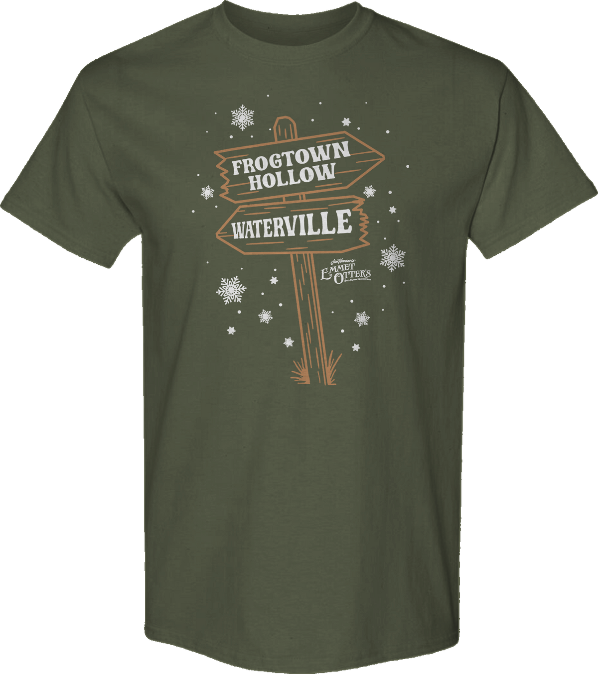 Frogtown Hollow & Waterville Signs Emmet Otter T-Shirt product image 1