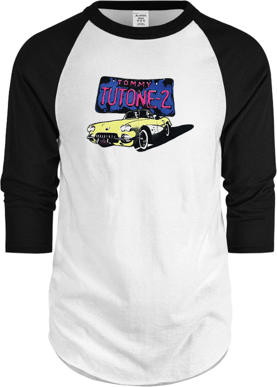 Front & Back Tommy Tutone Raglan Baseball Shirt product image 1