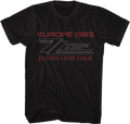 Front & Back Europe 1983 Eliminator Tour ZZ Top T-Shirt product image 1