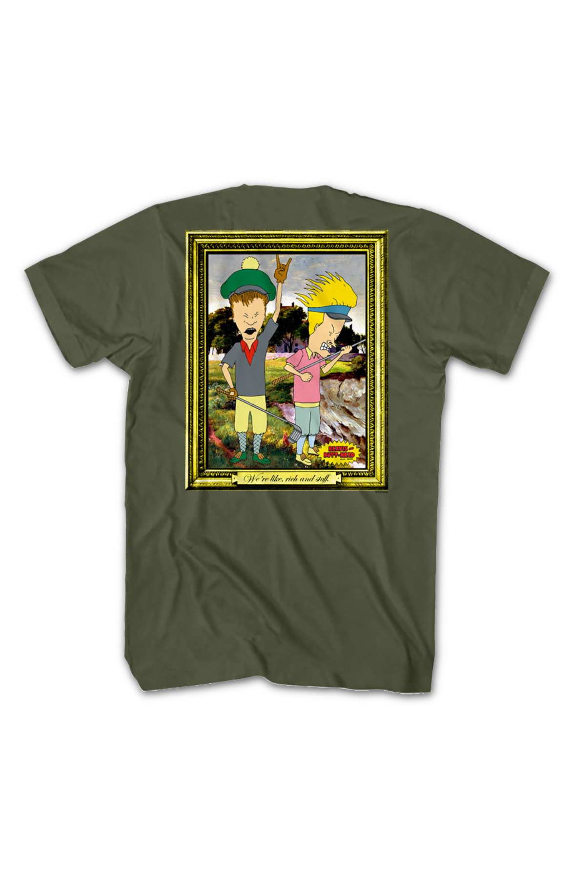 Front & Back Golf Photo Beavis And Butt-Head T-Shirt product image 2