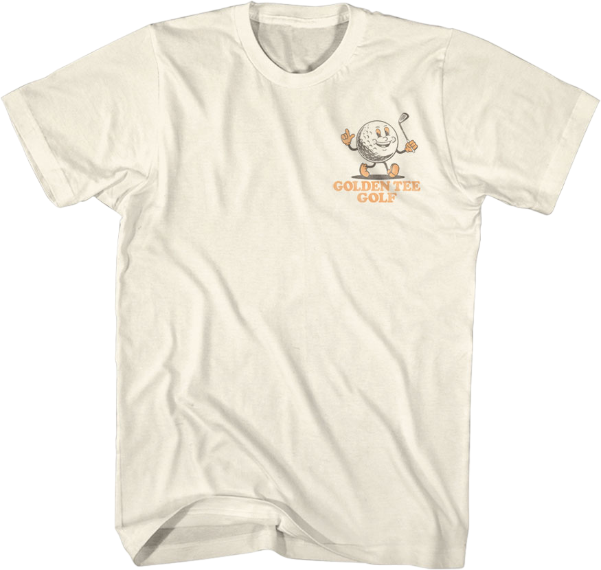 Front & Back Good Times Cold Beers Golden Tee Golf T-Shirt product image 3