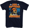 Front & Back Live In Concert Jimi Hendrix T-Shirt product image 1