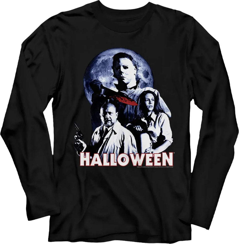 Full Moon Halloween Long Sleeve Shirt product image 1