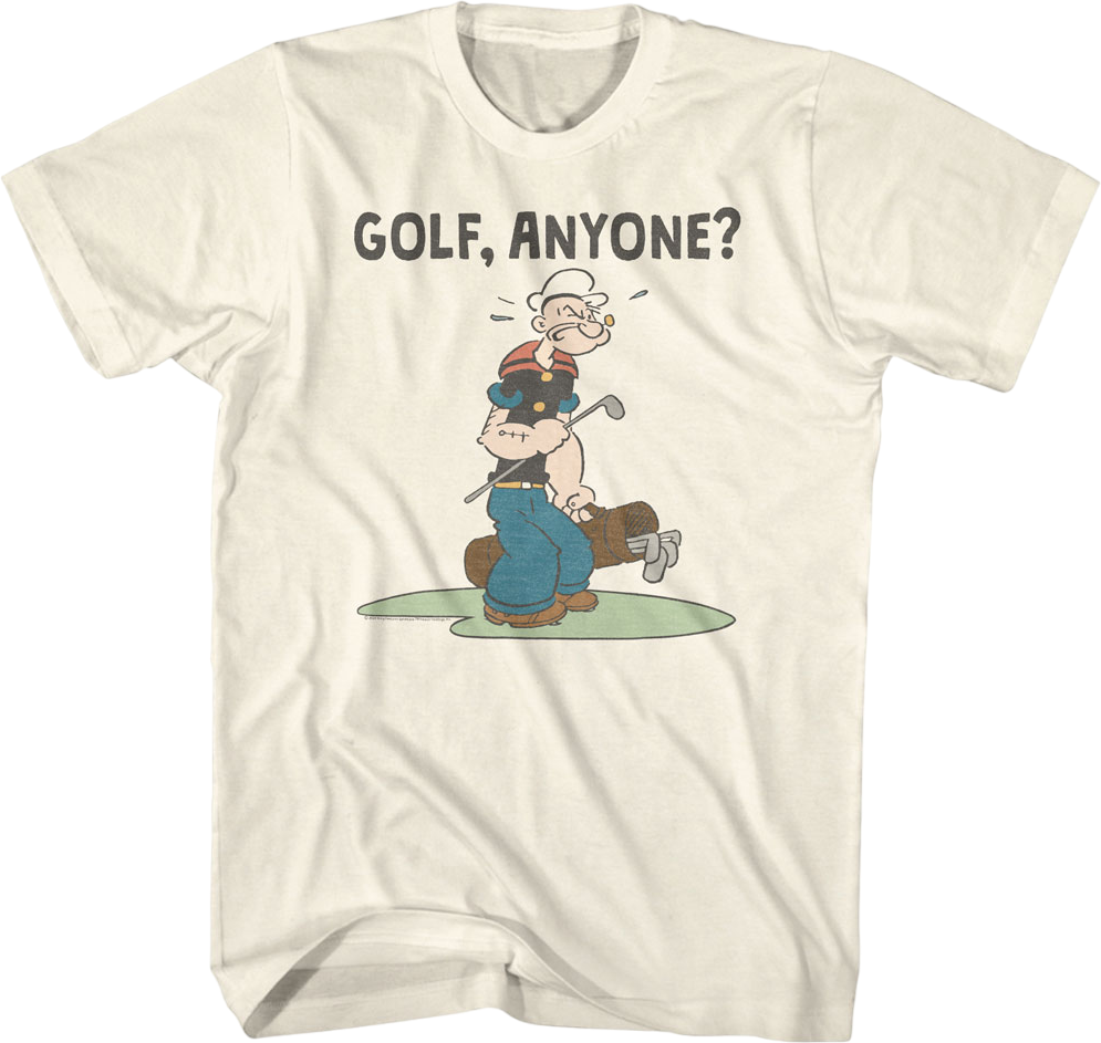 Golf, Anyone? Popeye T-Shirt product image 1