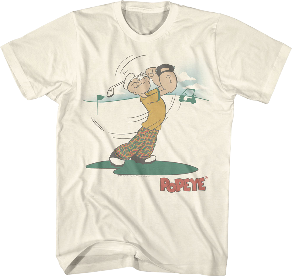 Golf Swing Popeye T-Shirt product image 1