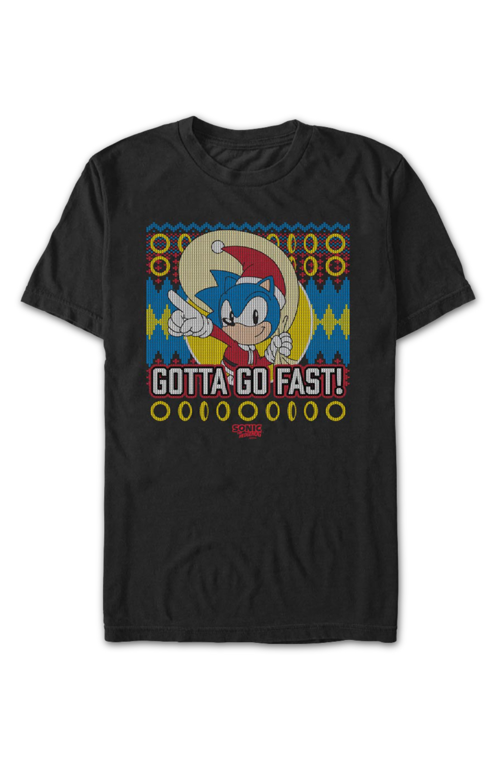 Gotta Go Fast Faux Ugly Christmas Sweater Sonic The product image 2