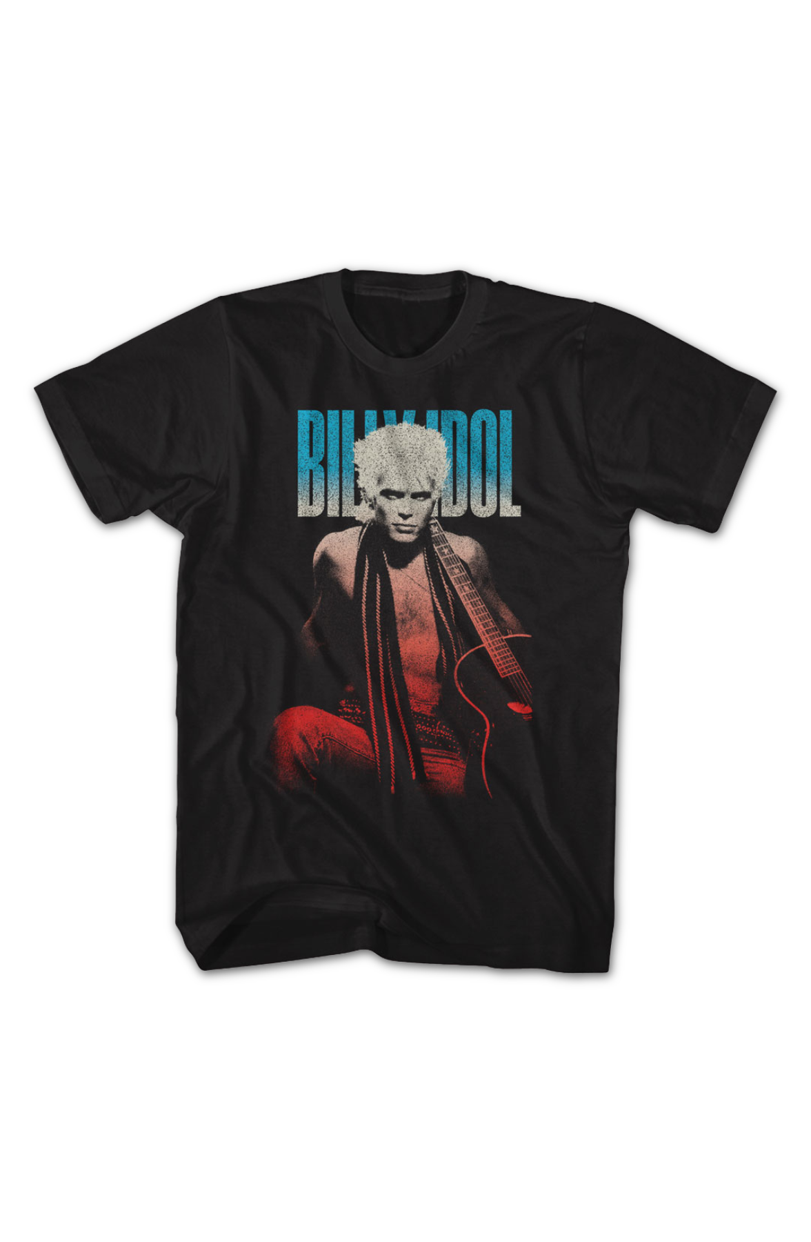 Gradient Guitar Pose Billy Idol T-Shirt product image 2