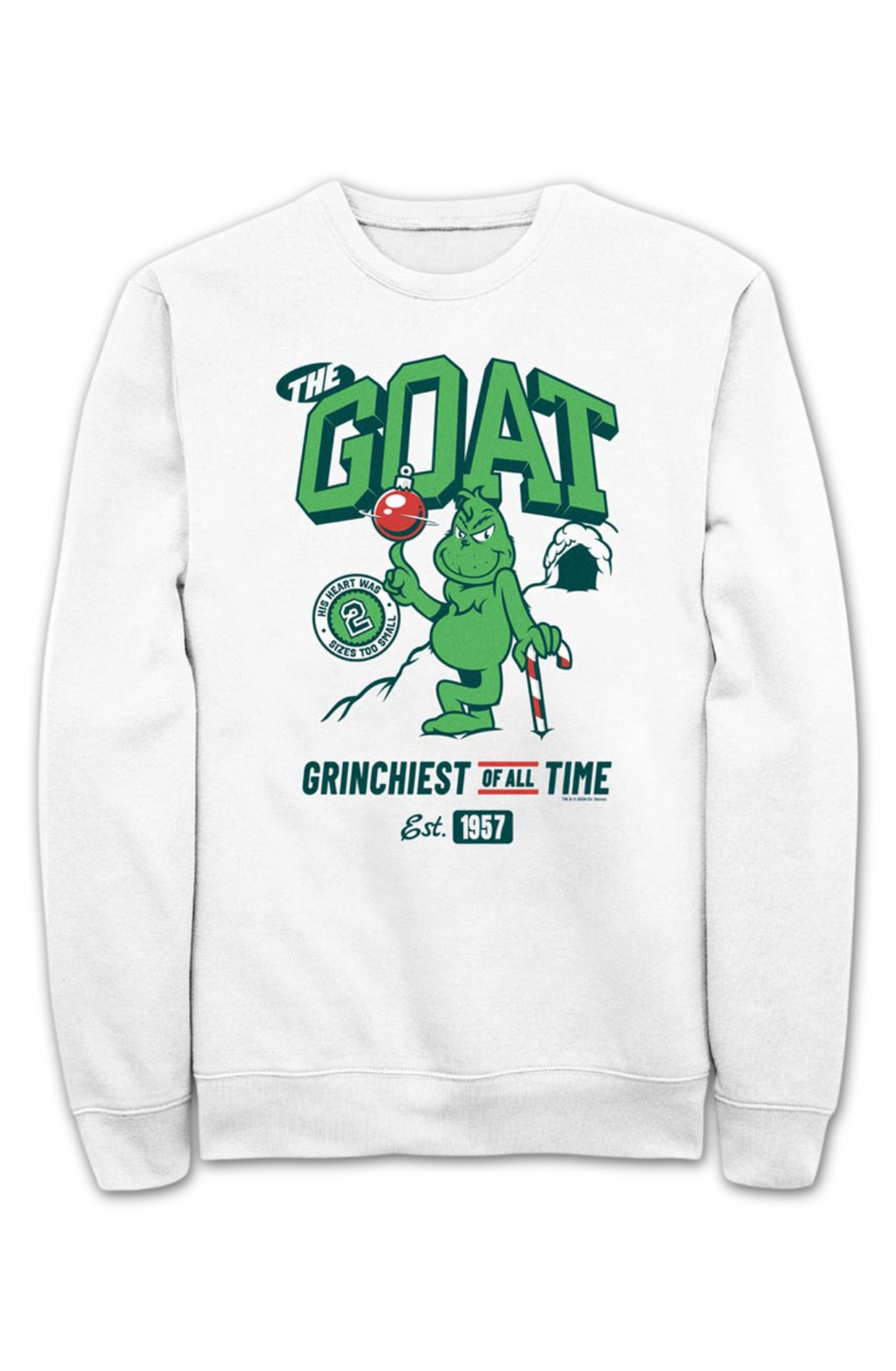 Grinchiest Of All Time Dr. Seuss Sweatshirt product image 2