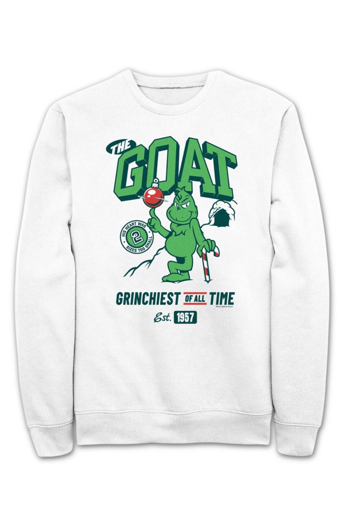 Grinchiest Of All Time Dr. Seuss Sweatshirt product image 2