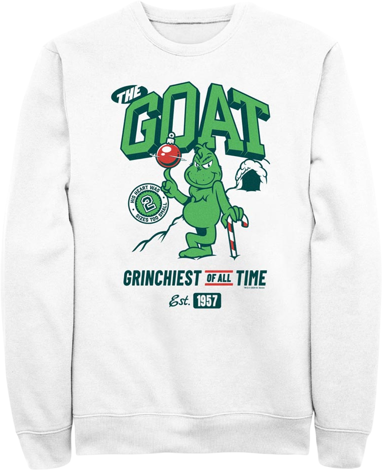 Grinchiest Of All Time Dr. Seuss Sweatshirt product image 1
