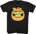 Grogu Pumpkin Mandalorian Star Wars T-Shirt product image 1