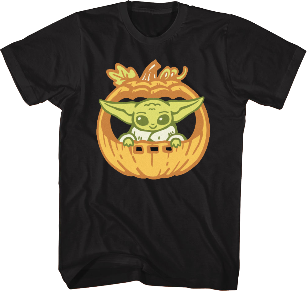 Grogu Pumpkin Mandalorian Star Wars T-Shirt product image 1