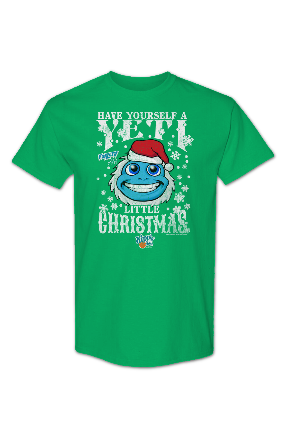 Have Yourself A Yeti Little Christmas Dippin' Dots T-Shirt product image 2