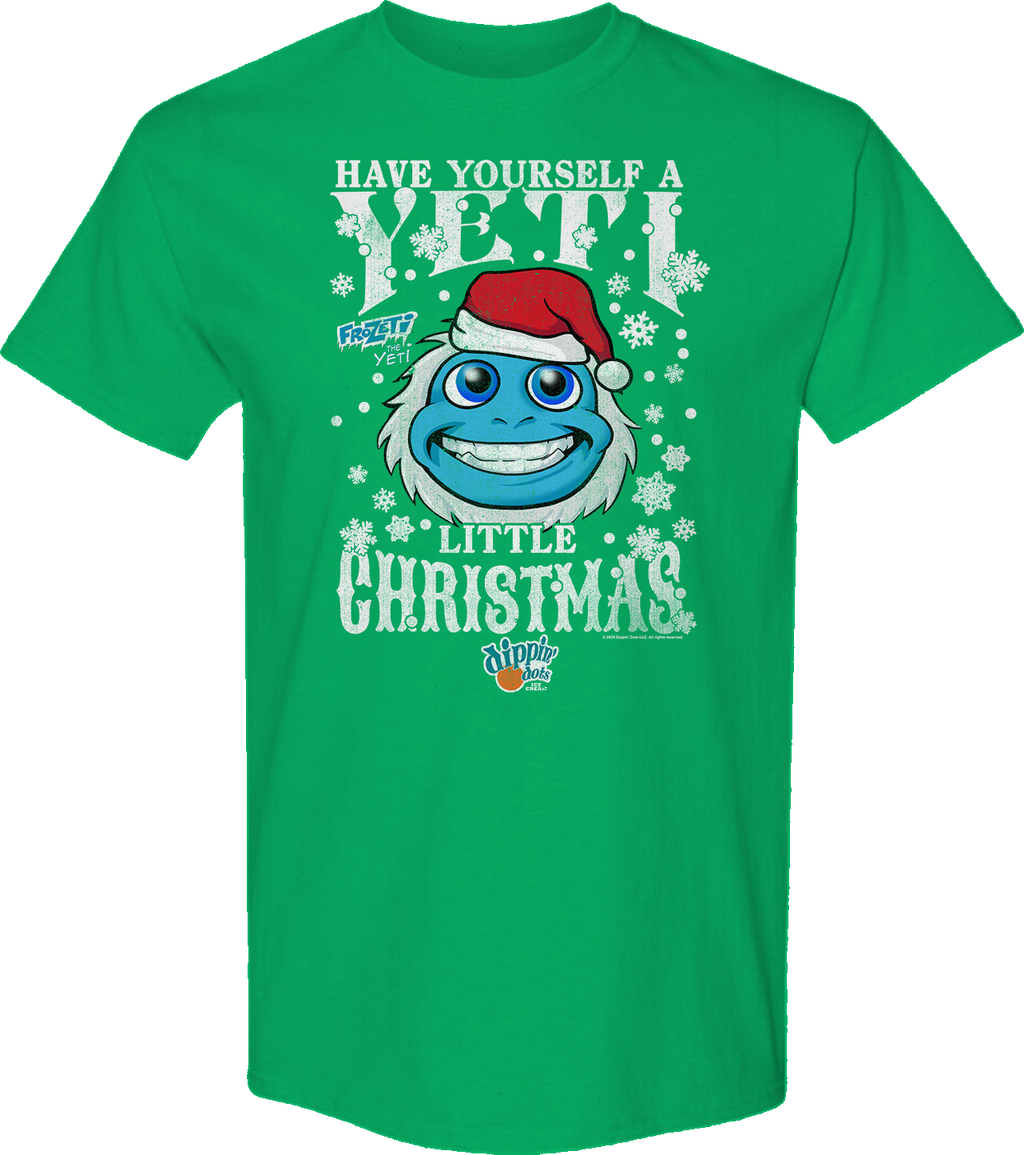 Have Yourself A Yeti Little Christmas Dippin' Dots T-Shirt product image 1