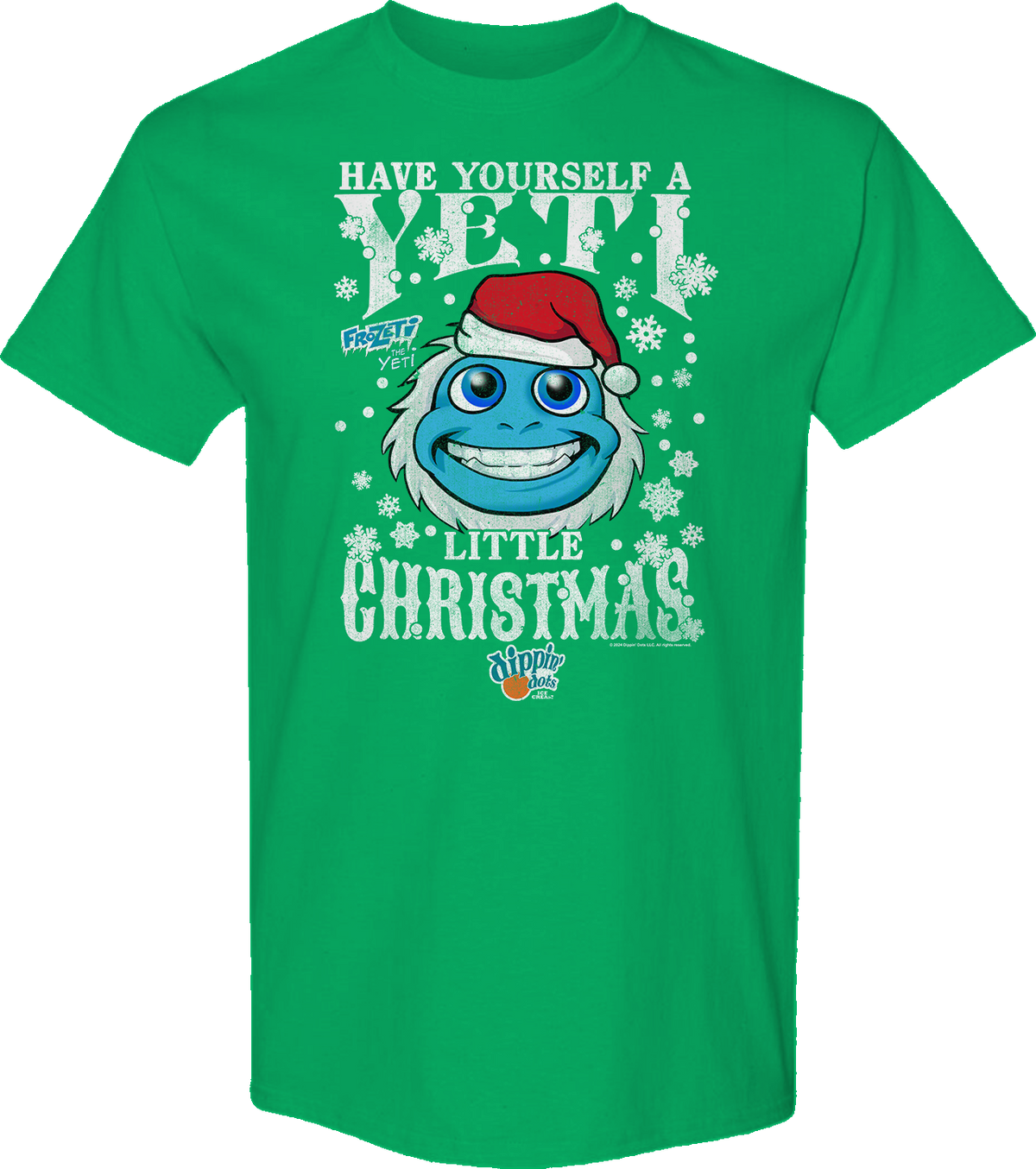 Have Yourself A Yeti Little Christmas Dippin' Dots T-Shirt product image 1