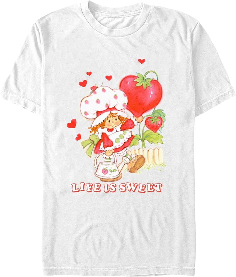Hearts Life Is Sweet Strawberry Shortcake T-Shirt product image 1