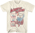 Here I Come To Save The Day Collage Mighty Mouse T-Shirt product image 1